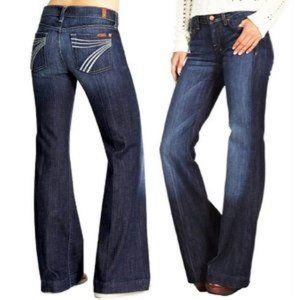7 for All Mankind DOJO Jeans Flare Sz 29